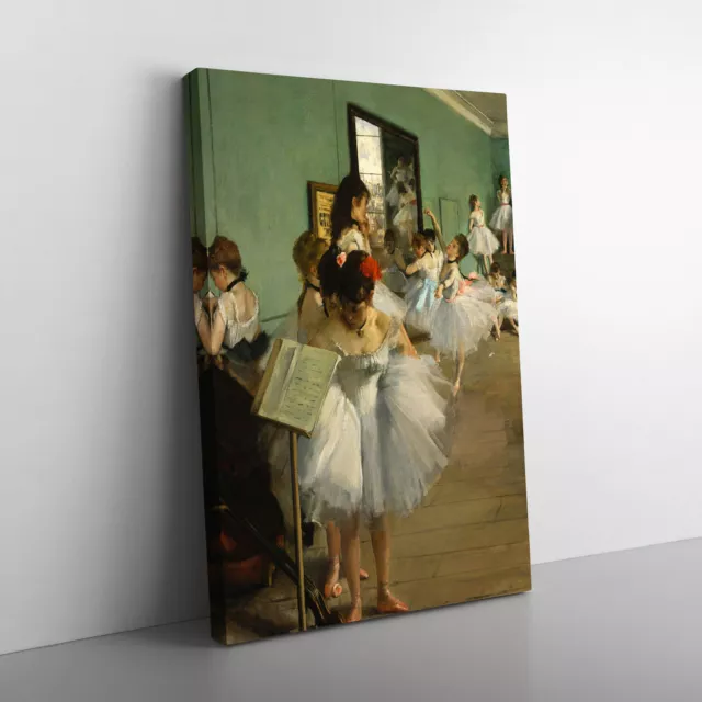 The Ballet Class Vol.2 By Edgar Degas Canvas Wall Art Print Framed Picture Decor