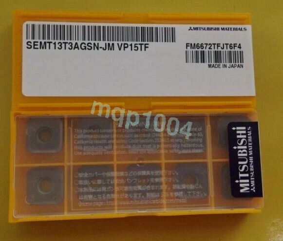 10PCS New MITSUBISHI SEMT13T3AGSN-JM VP15TF Carbide Inserts Expedited Shipping