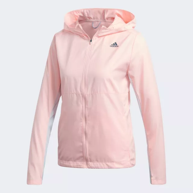 Adidas Own The Run Kapuzenjacke Damen - wasserabweisend Windbreaker S UK 8-10