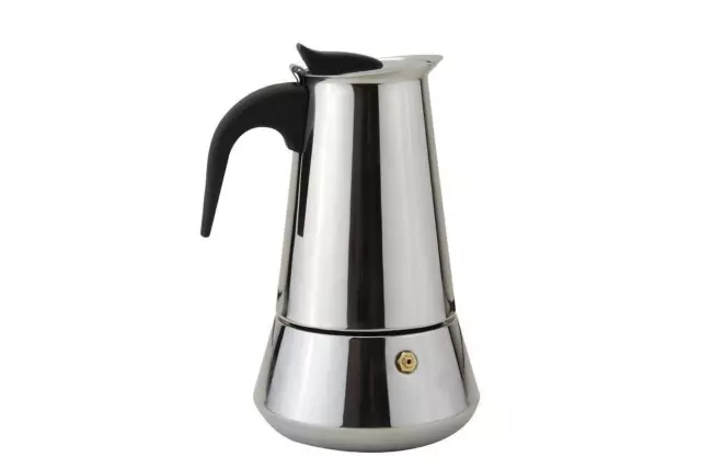 Apollo Stainless Steel Induction 6 Cup Coffee Maker Stylish