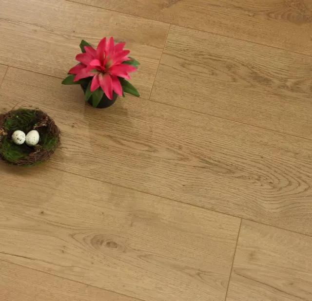 12MM AC4 Laminate Flooring Sample-Click Lock Floorbroads-Ivory oak