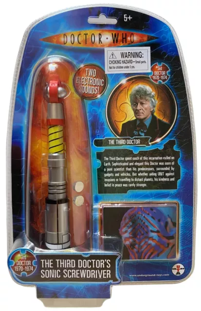 Doctor Who The Third Doctor's Sonic Screwdriver NEW SDCC 2010 Exclusive 3rd Dr