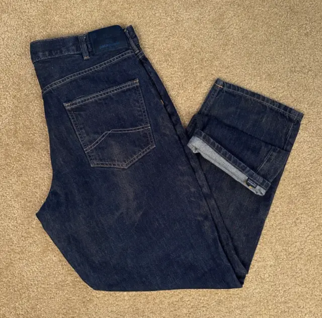 EUC Patagonia Regular Fit Iron Clad Jeans Men's: 36×30, Dark Indigo Cotton 55940