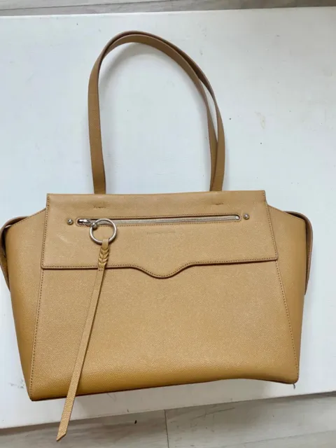 New Rebecca Minkoff Gabby tote Large  Leather Tote Satchel Shoulder Bag Cool Tan