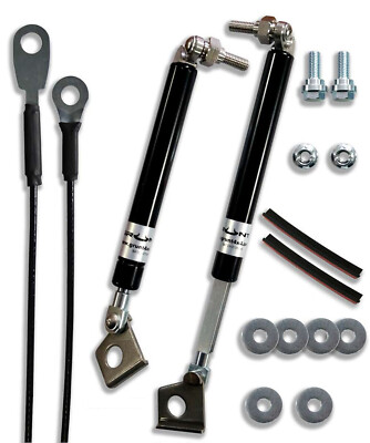 Grunt 4x4 tailgate strut assist system for Toyota Hilux 2015-2019 Single Handle