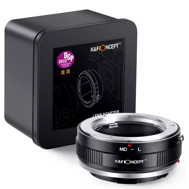 K&F MD-L Adapter Ring für Minolta Rokkor (SR/MD/MC) Objektive auf L Mount Kamera 2