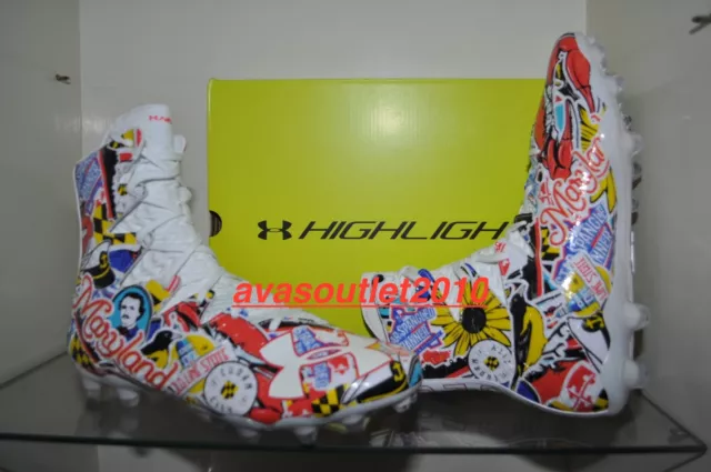 UNDER ARMOUR HIGHLIGHT MC Limited Edition MARYLAND Football Cleats