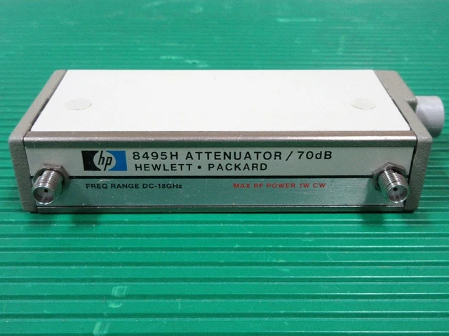 Hp/Agilent 8495H/002 Attenuator 0-70Db 10Db Step Dc-18Ghz Sma Max1W Untested
