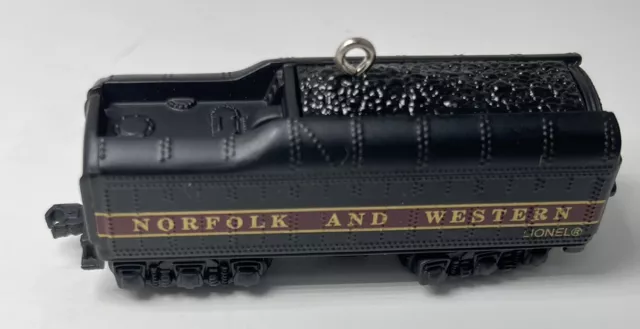 Hallmark Keepsake Ornament the Tender Lionel 746 Norfolk and Western Train 1999