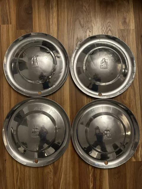 4 1953 Plymouth Cranbrook Belvedere 15” Full Hubcaps Wheel Covers Daily Driver