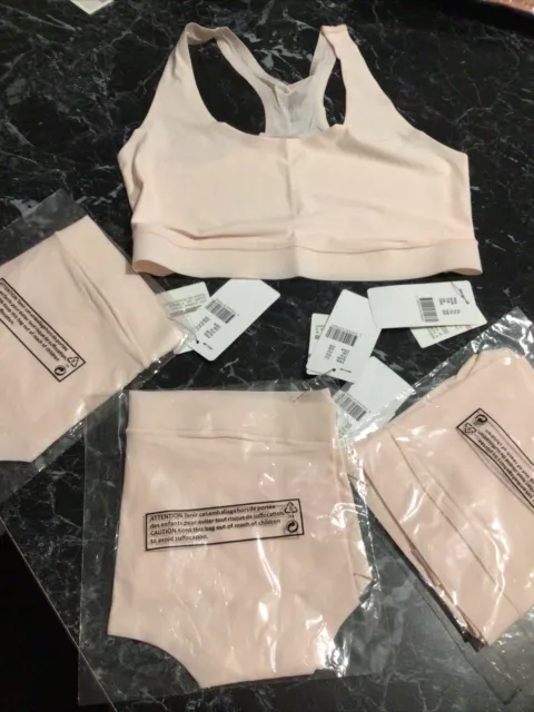 Lot De  4  Brassieres Taille Unique, Chantelle , One Size Fits S-XL Rose Pale