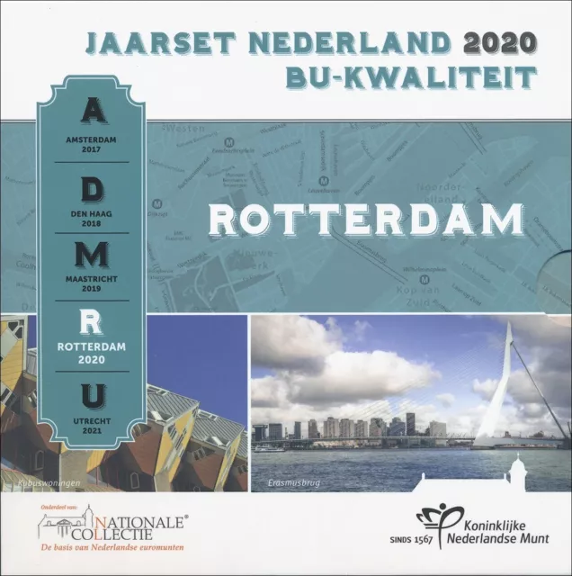 Niederlande Euro KMS 2020 "Rotterdam" Folder
