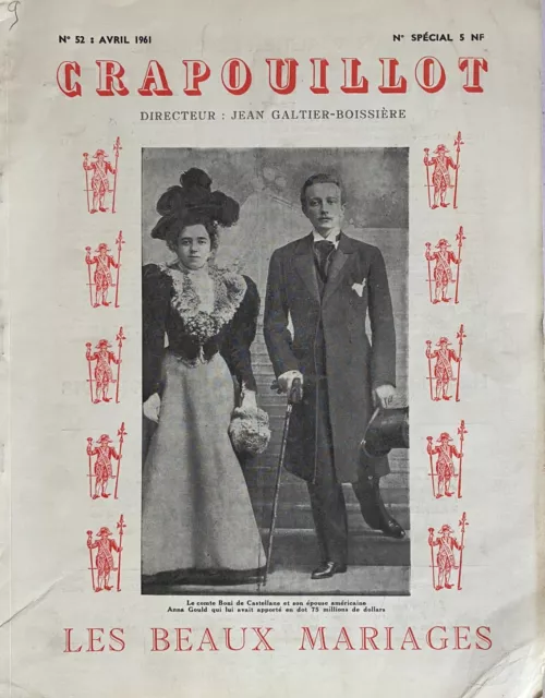 Le Crapouillot Numero 52 Les Beaux Mariages  Avril 1961