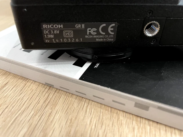 Ricoh GR II Compact Digital Camera 16.2MP APS-C 7