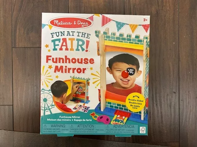 Melissa and Doug Fun at the Fair Funhouse Mirror Double Sided Wooden Stickers