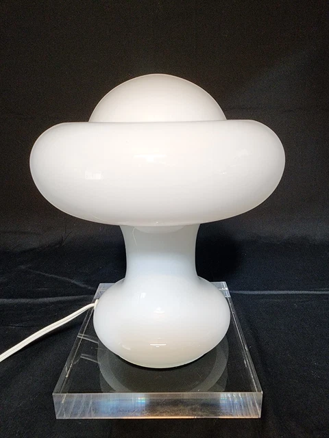 Murano Peill Putzler? Art Glass Mushroom Lamp Atomic Mid Century Modern MCM 1272 Murano Peill Putzler? Art Glass Mushroom Lamp Atomic Mid Century Modern MCM 1272
