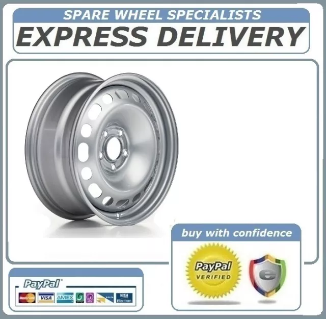 16" Full Size Steel Spare Wheel Rim Compatible With Vauxhall Vivaro (2014-2019)
