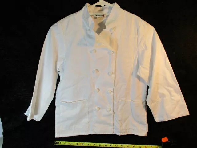 Original Chefwear, White Chef Coat, Jacket, Shirt, Youth, Small, S, New, USA NOS