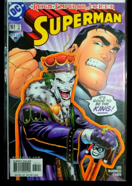 Superman #161 Reign Of Emperor Joker (Early Harley Quinn Cover) Dc Comic