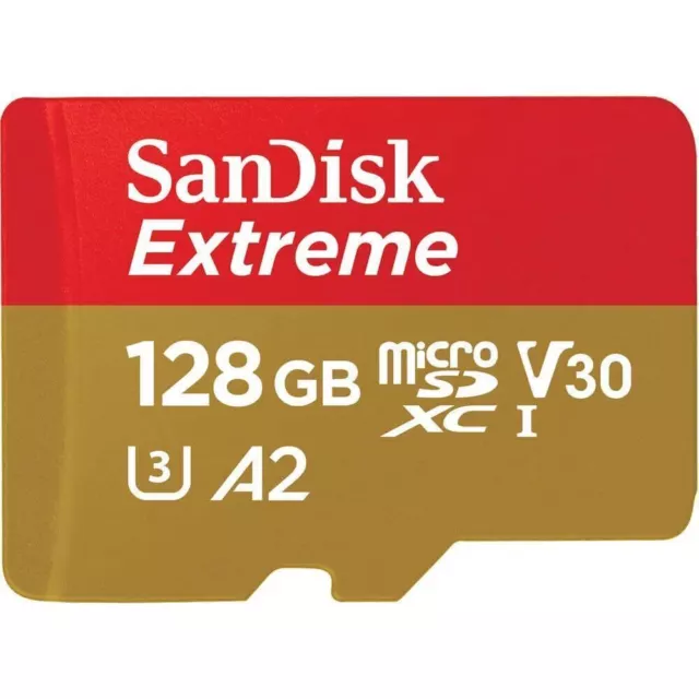 Speicherkarte SanDisk microSDXC 128 GB Extreme 190 MB/s SDSQXAA-128G