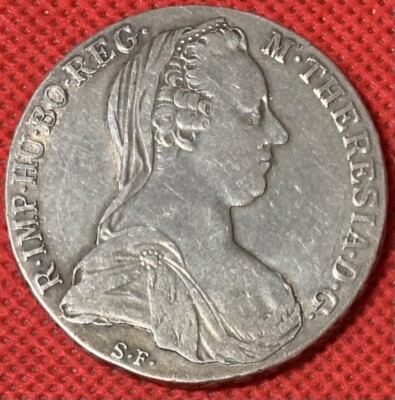iMP Maria Teresia Thaler R.imp.hu.bo.reg BURG.CO.TYR.1780 Ø 40,5 MM 28,09g 1.147MIN 