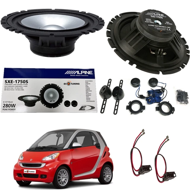 Kit 4 Haut-Parleurs Alpine SXE1750S Pour Mercedes Classe B W245 - Avant - 6,5" 2 Voies - Garantie 2 Ans