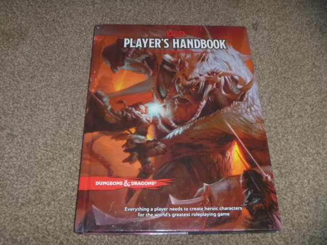 D&D Player's Handbook (Core Rulebooks) - Dungeons & Dragons Hardback 2014  First