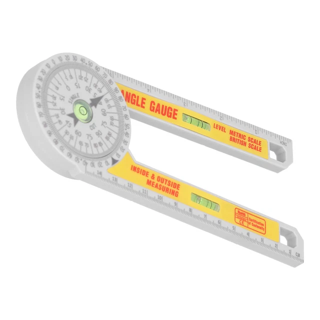 Miter Saw Protractor Angle Finder Gauge Carpenter's Ruler Woodworking Cutting