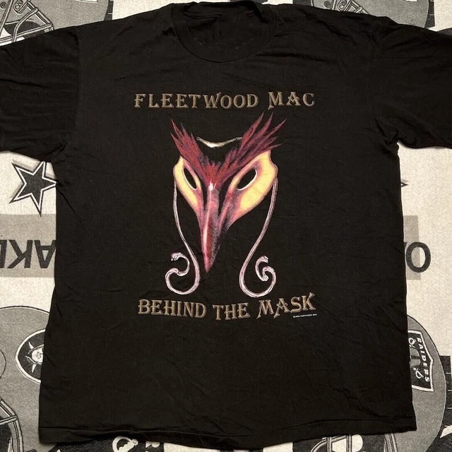 Fleetwood Mac Shirt, Fleetwood Mac 1990 Behind The Mask Tour Shirt