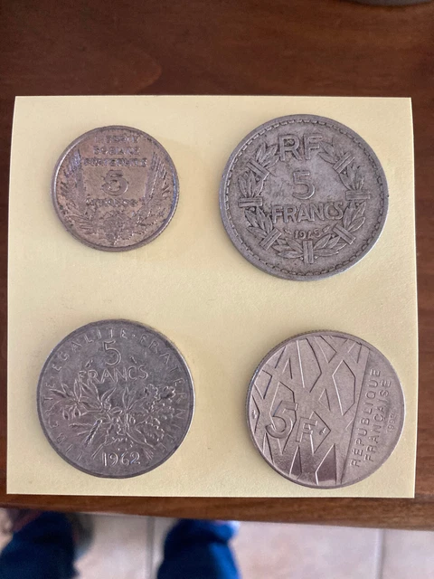 lot pieces de monnaies françaises anciennes