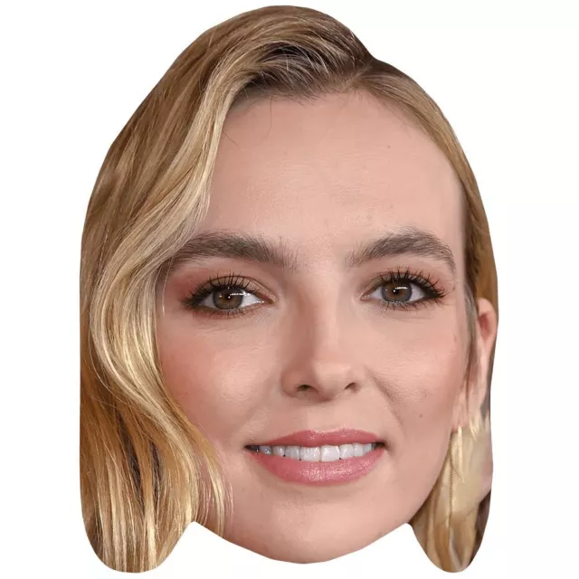 Jodie Comer (Smile) Big Head. Larger than life mask.