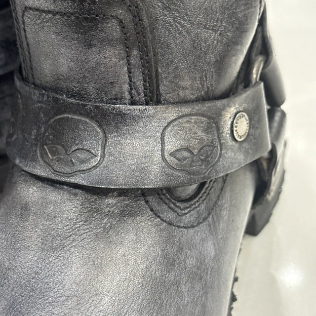 MILWAUKEE LEATHER MEN'S Waterproof Harness Boots Men’s 12 DISTRESSED ...