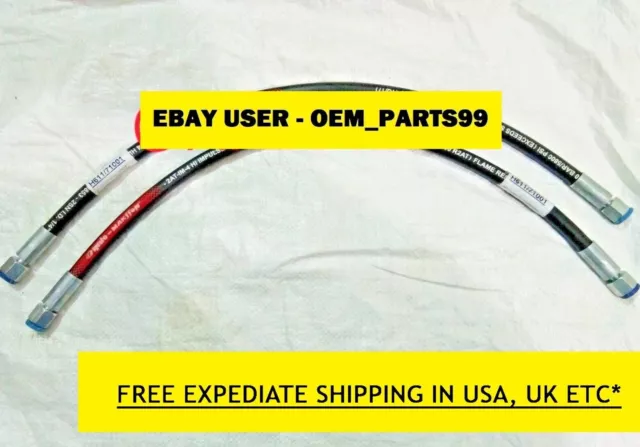 Jcb Spare Backhoe Hose 3/8Bsp 530 Mm, Qty 2 Pcs. Part No. 612/80099