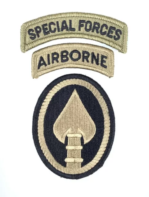 US ARMY Special Operations Command Forces Airborne OCP Multicam Uniform patch