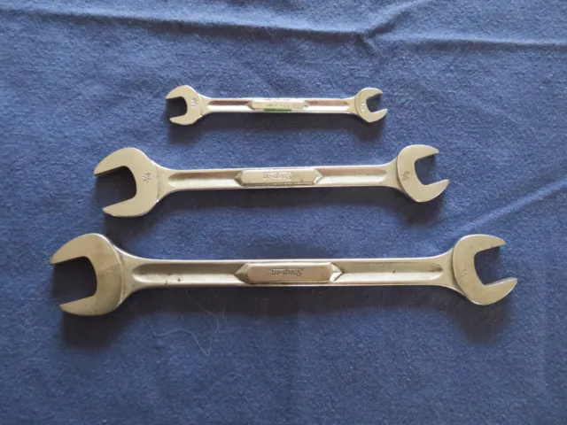 Snap-On Tools  Wrench - Set of 3 Open End Wrenches  Open-end Snap On