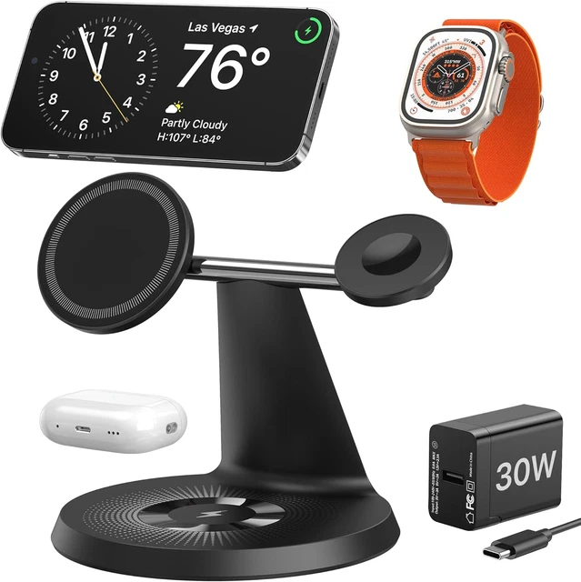 Base Di Ricarica Magnetica Per Amazfit GTR 4, GTR 3, GTS 3 - Con Cavo USB 1m - Foto 8