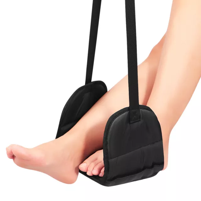 Portable Travel Footrest Train Leg Hammock Foot Sling Under Desk Foot Hammock