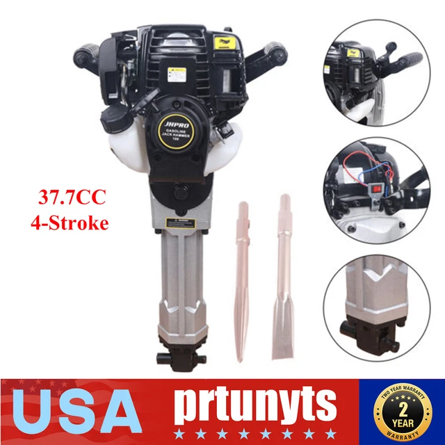 4-Stroke Gas Power Concrete Breaker Demolition Jack Hammer Breaker Hammer 37.7CC