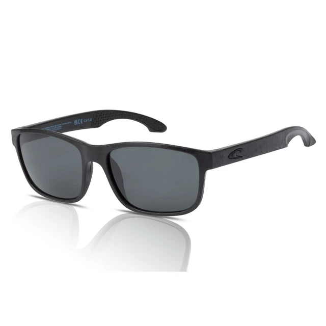 O'Neill Sunglasses Polarised Men's Bluevair 2.0 104P Matte Black/Solid Smoke