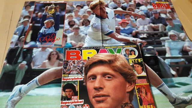 BRAVO Nr.32 vom 1.8.1985 mit Riesenposter Boris Becker, Paul Hardcastle, Madonna