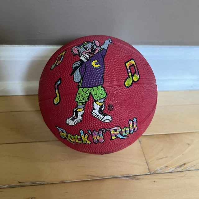 VINTAGE CHUCK E Cheese Mini Basketball CEC Entertainment ROCK 'N' ROLL ...