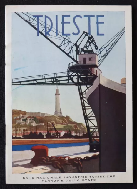 Guide touristique TRIESTE Italie Italy voyage  Art Déco tourisme poster