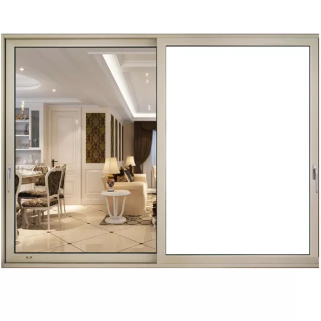 Opaque White Frosted Window Film Decorative Glass Tint Home Mall Privacy Sticker