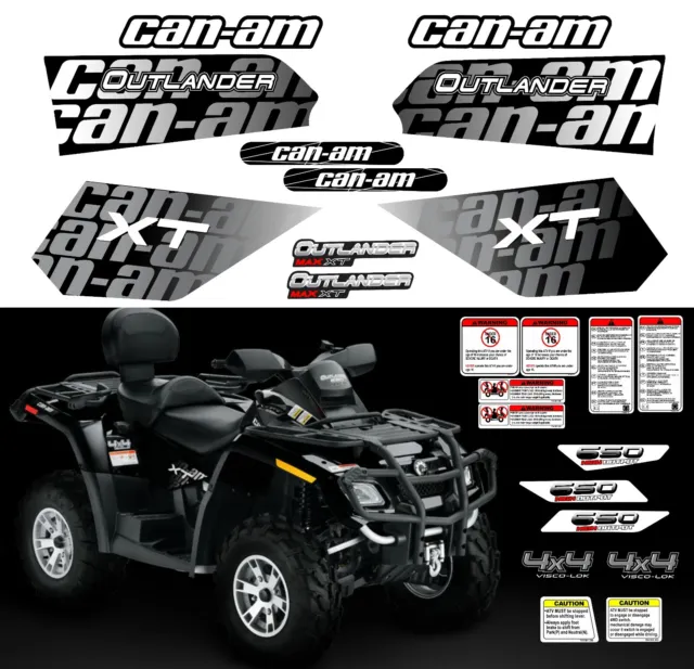 CAM-AM Outlander XT 650 graphics set decals