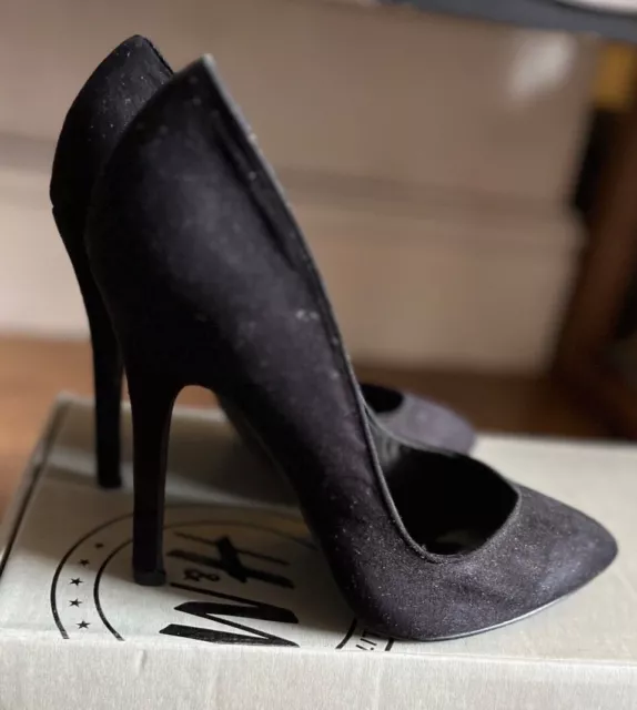 CARVELA KURT GEIGER Black Suede Court shoes Stiletto Heels Size 5 (EU ...