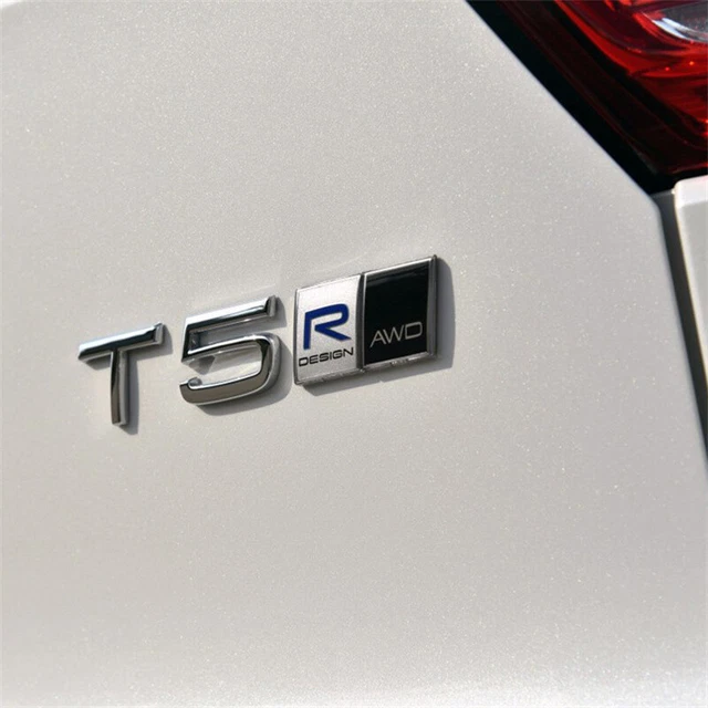 Volvo R Design Emblem FÜR VOLVO R Design Logo 3D Metall Emblem Abzeichen hinten Auto ...