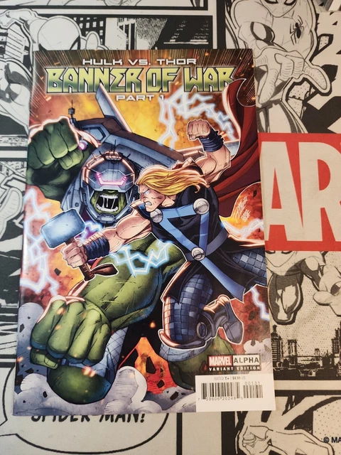 Hulk Vs. Thor Banner Of War Alpha #1C  Marvel Comics 2022 NM Ron Lim Variant