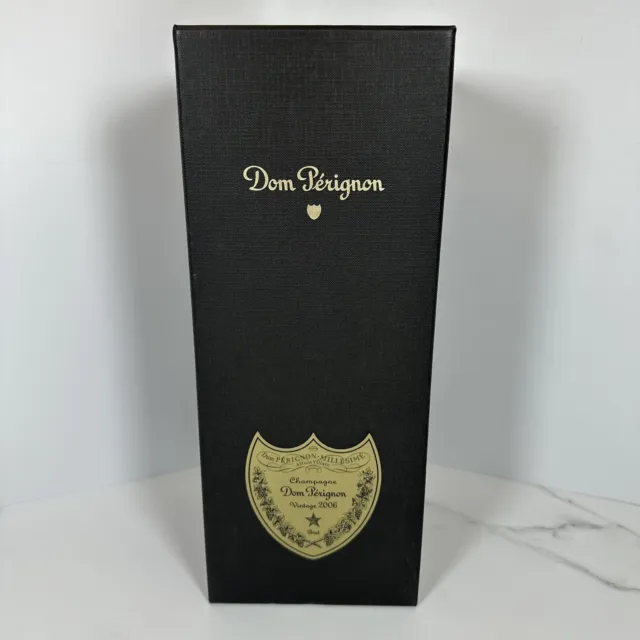 Empty Dom Perignon Brut Champagne Box Vintage 2006 With Booklet