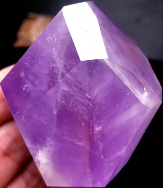 160g WOW! Super Seven Skeletal Amethyst Quartz Crystal  Polished  q303