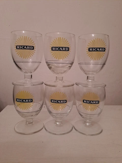 6 VERRES BALLON Ricard Avec Leur Boite EUR 9,99 - FR
